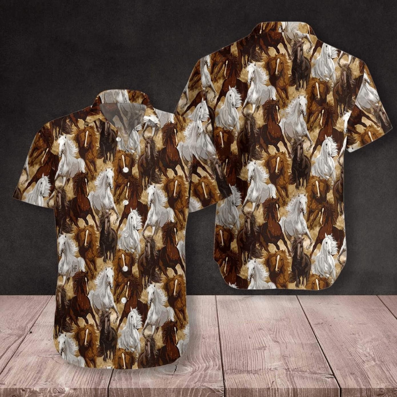 Horse Hawaiian Shirt Product Photo 1