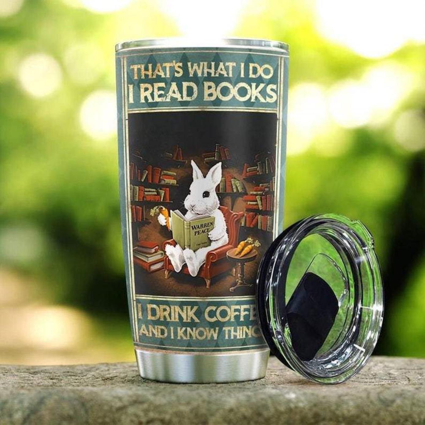 Rabbit Books Stainless Steel Tumbler Product Photo 1